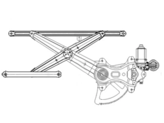Regulador de ventana delantero derecho Toyota 4Runner 2003-2009 TYC 78934JJVB 2006 Foto 1 de 2