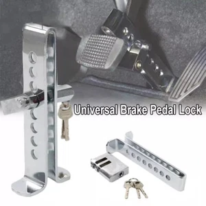 Brake Clutch Lock Vehicle Anti-Theft Device Car Pedal Security Lock Tool Key New - Picture 1 of 7