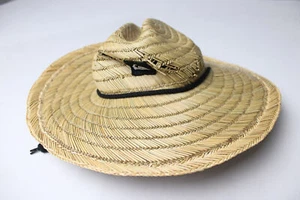 Quiksilver Boys 8-16 Pierside Straw Lifeguard Hat CD4 Natural One Size - Picture 1 of 11
