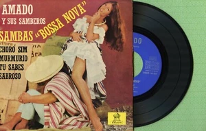 AMADO Y SUS SAMBEROS / Sambas ODEON DSOE 16.510 Pressing Spain 1962 EP 45rpm EX - Picture 1 of 5