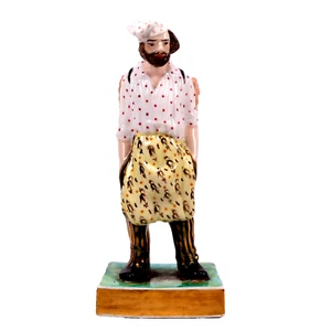Derby Porcelain Baker Figurine Paget Mark Circa 1934 - Picture 1 of 11