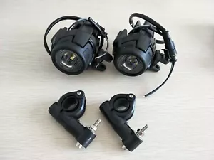 2 MOTORRAD LED SCHEINWERFER ZUGELASSEN + KABELBAUM KOMPLETT BMW GS1200 LC1200 - Bild 1 von 6