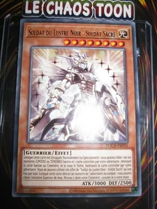 YU-GI-OH! RARE SOLDAT DU LUSTRE NOIR SOLDAT SACRE TOCH-FR035 EDITION 1 FRANCAIS - Picture 1 of 1