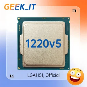 ✅Intel Xeon E3-1220v5 SR2CQ SR2LG 3.0GHz 4C / 4T 8MB 80W LGA1151 CPU E3 1220 v5 - Picture 1 of 3