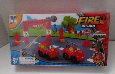 Learning Years - Fire Rescue - 34 Piece Build and Play Block Set - Image 1 of 4