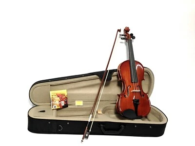 Caraya 1/4 size Violin Set + Foam Case, Bow, Rosin, Spare Strings - MV00114 - Image 1 of 4