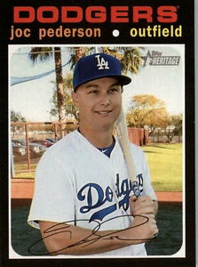 2020 Topps Heritage #224 Joc Pederson - Los Angeles Dodgers - Picture 1 of 1