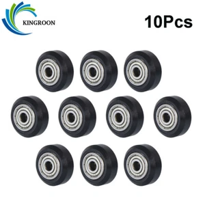 10 piezas impresoras 3D rodamiento lineal polea de rueda POM para CR10 Ender 3 Anet A8 negro - Imagen 1 de 8