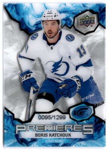 2021-22 Upper Deck Ice #163 BORIS KATCHOUK RC Rookie /1299  Tampa Bay Lightning