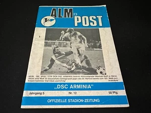 DSC Arminia Bielefeld v SC Herford German League Football Programme c.1977-78 - Picture 1 of 2