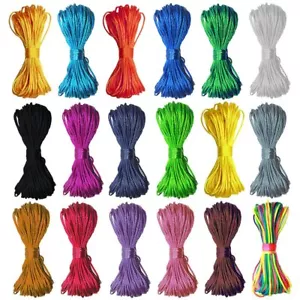 18 Pack Satin Nylon String for DIY Jewelry Making Bracelet Necklace Keychain - Picture 1 of 7