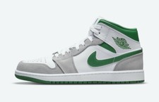 white and gray jordan 1s