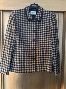 KASPER ASL JACKET 14 BLACK AND TAN - Picture 1 of 1