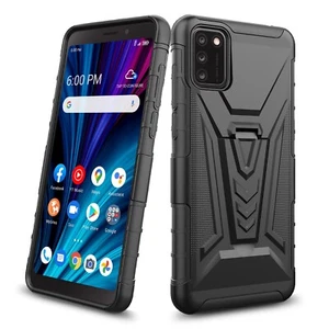 For Alcatel TCL A3X A600DL Holster Heavy Duty Belt Clip Case +Tempered Glass - Picture 1 of 7