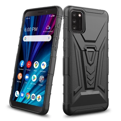 Funda con clip para cinturón de alta resistencia para Alcatel TCL A3X A600DL + vidrio templado Foto 1 de 4