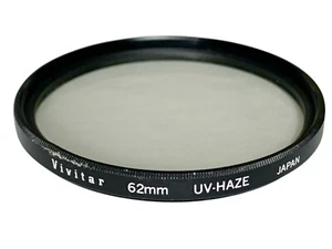 Vintage Vivitar 62mm UV-HAZE Camera Lens Filter Japan Threaded - Picture 1 of 24