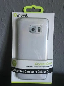 Muvit Crystal Clear Case for Samsung Galaxy S7 - Picture 1 of 2
