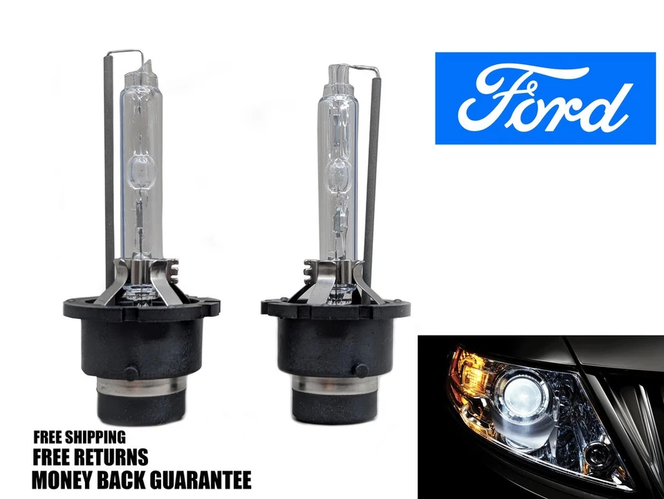 OEM HID Xenon Headlight Bulb for FORD FOCUS 2002-2004 Low Beam Set of 2 - Image 1 of 1