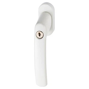 ABUS Fenstergriff weiß abschließbar FG200 AB208 verstellbarer Vierkant 5er Set - Bild 1 von 2