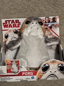Star Wars: Die letzten Jedi PORG Electronic Plüsch Top Zustand Funktioniert Super - Bild 1 von 5