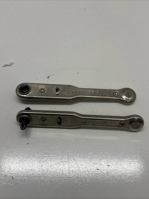 Vintage Craftsman 4117, 4119 Ratcheting Flat Head Phillips Head Screwdriver Lot - Image 1 of 4