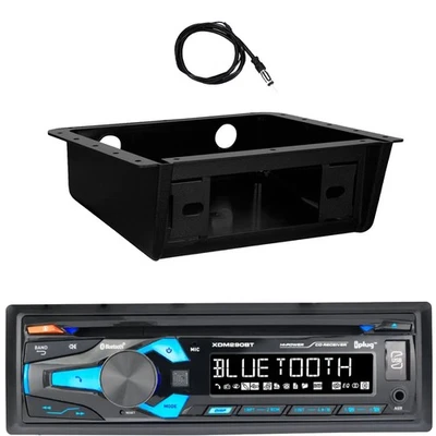 Receptor DIN único Dual Electronics XDM290BT, kit de montaje de instalación, antena de 22" Foto 1 de 4