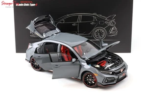 Honda Civic Type R FK8 2020 gris cemento modelos LCD 1:18 - Imagen 1 de 6