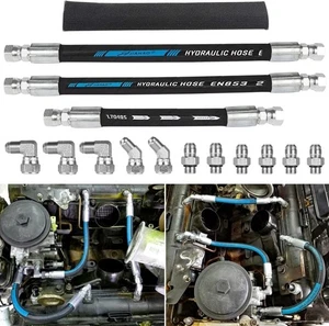 Kit tubi pompa olio alta pressione HPOP e linea crossover adatta per Ford 7,3L - Foto 1 di 7
