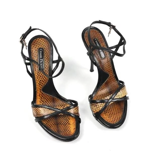 Cesare Paciotti Stiletto Heels aus Leder mit Schlangenprägung Größe EU 37,5 / US 7,5 - Bild 1 von 6