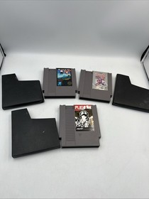 Lot of 3 Nintendo NES Game Cartridges Tested - Platoon,Blade Of Steel, Wrestling