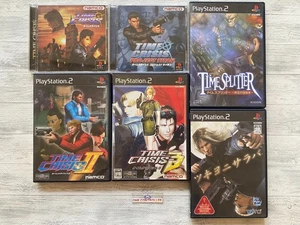 SONY PS 1 2 Time Crisis 2 3 & Project Titan & Time Splitter & Tsukiyo ni Saraba - Picture 1 of 14