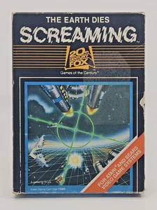 Atari 2600 Boxed Video Game - Earth Dies Screaming - 20th Century Fox - Complete - Picture 1 of 3