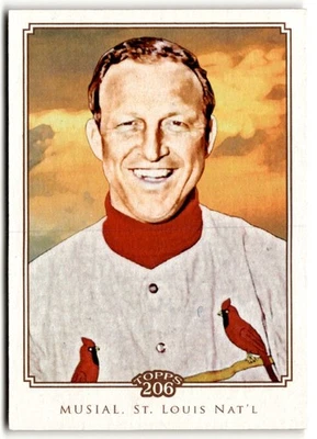 Stan Musial 2010 Topps 206 #26 St. Louis Cardinals - Image 1 of 2