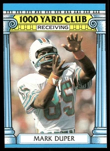 1987 Topps #9 Mark Duper Miami Dolphins Football Karte - Bild 1 von 2