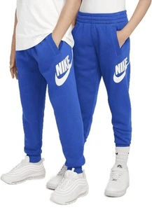 Nike Club Fleece Big Kids Joggers (FD2995-480) Game Royal/White Size XL NEW - Picture 1 of 9