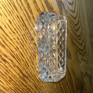 Waterford Kristall Visitenkarten Halter Handy Halter 5" geschliffener Kristall - Bild 1 von 7