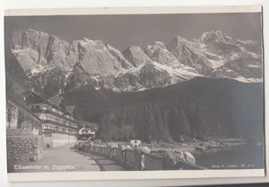Foto Eibseehotel mit Zugspitze in Garmisch-Partenkirchen um 1921 - Bild 1 von 2