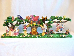 OSTERHASE BAUMHAUS Ostern Jubiläum - Jaimy 1980er verpackt 20"x6" Kmart Vintage - Bild 1 von 12