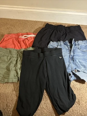 Lote De Pantalones Cortos Para Mujer Adolescente Adolescente Talla Pequeña Legging Rosa Wild Fable Aerie Foto 1 de 4