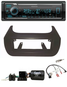 Kenwood Bluetooth Lenkrad DAB USB Autoradio für Citroen Nemo Fiat Fiorino Peugeo - Bild 1 von 9
