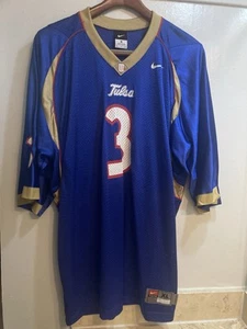 UNIVERSITY OF TULSA GOLDEN HURRICANE FOOTBALL JERSEY Nike Men’s XL Rare One! - Picture 1 of 10