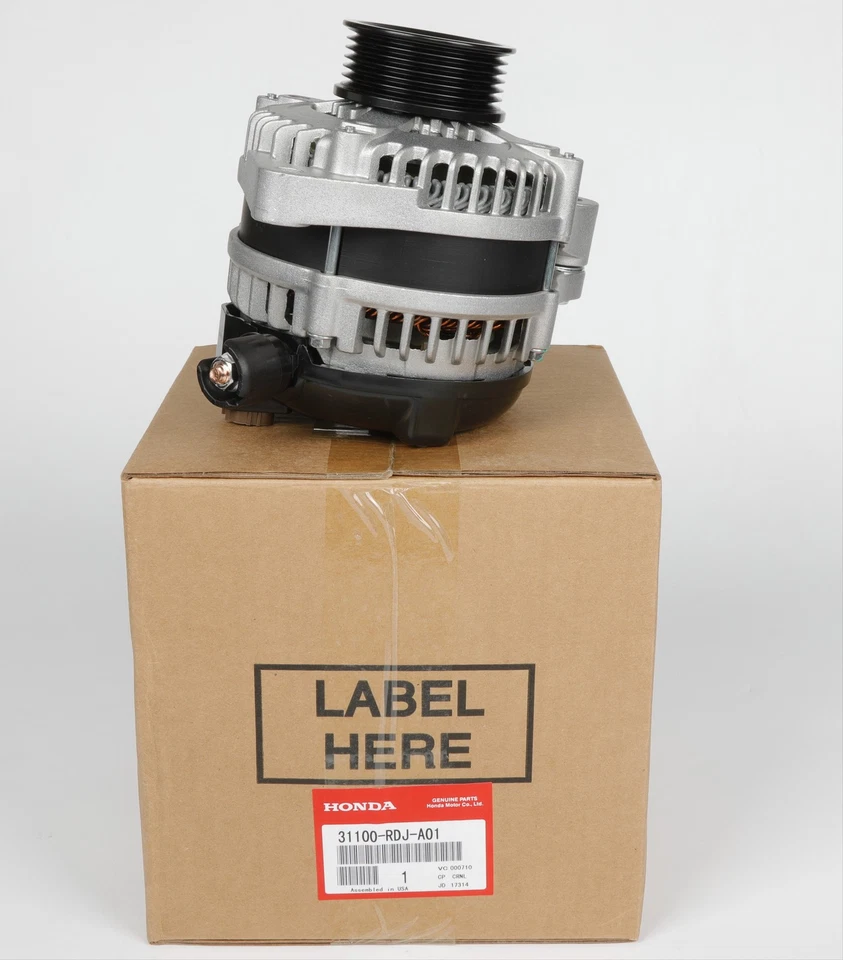 Alternator For Acura MDX 3.5L 3.7L/ RL 3.5L/ TL 3.2L 3.5L 11151 OEM 104210-4690  - Image 1 of 4