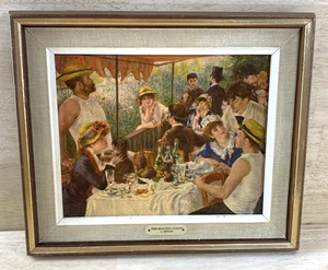 A Renoir THE BOOTSPORT PARTY Lithographie Kunst Gemälde gerahmt 13 Zoll - Bild 1 von 16