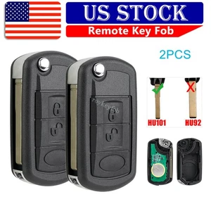 2 For Land Rover LR3 Range Rover Sport 05-09 Remote Control key Fob HU101 Blade - Picture 1 of 9