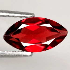 1.19Ct. Natural Gemstone Spessartine Garnet Red Marquise Namibia Sparkling! - Picture 1 of 7