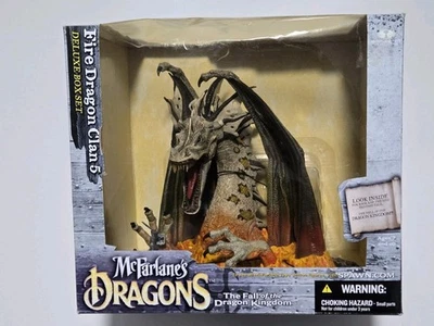 Todd McFarlane Toys FIRE DRAGON Clan 5 Deluxe Box Set Action Figure Creature NEW - Image 1 of 4
