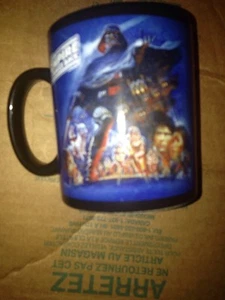 Star Wars The Empire Strikes Back Mug Cup Retro Lucas Disney Darth Boba - Picture 1 of 4