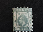 Hong Kong 1912 8C Grey Sg104 Fine Mnh Cwa14