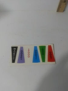 Vtg Wheel of Fortune Pressman 1986 Replacement Part Pieces 6 Inserts - Picture 1 of 3
