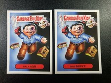 Evil Dead Sam Raimi Bruce Campbell Ash Spoof 2 Card Set Garbage Pail Kids